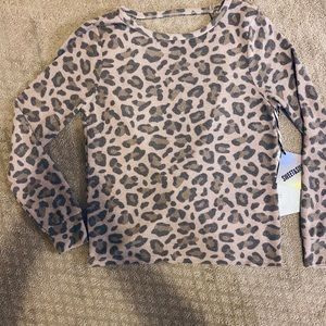 Cheetah buttery soft long sleeve shirt